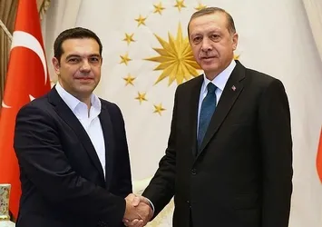Erdoğan, Çipras ile görüştü