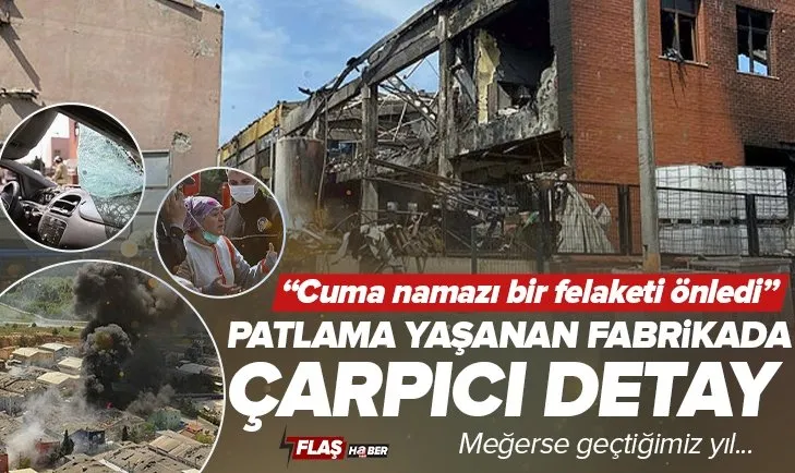 İstanbul’da patlama yaşanan fabrikada çarpıcı detay! Geçtiğimiz yıl mühürlenmiş...