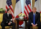 Trump-Macron görüşmesine damga vuran diyalog