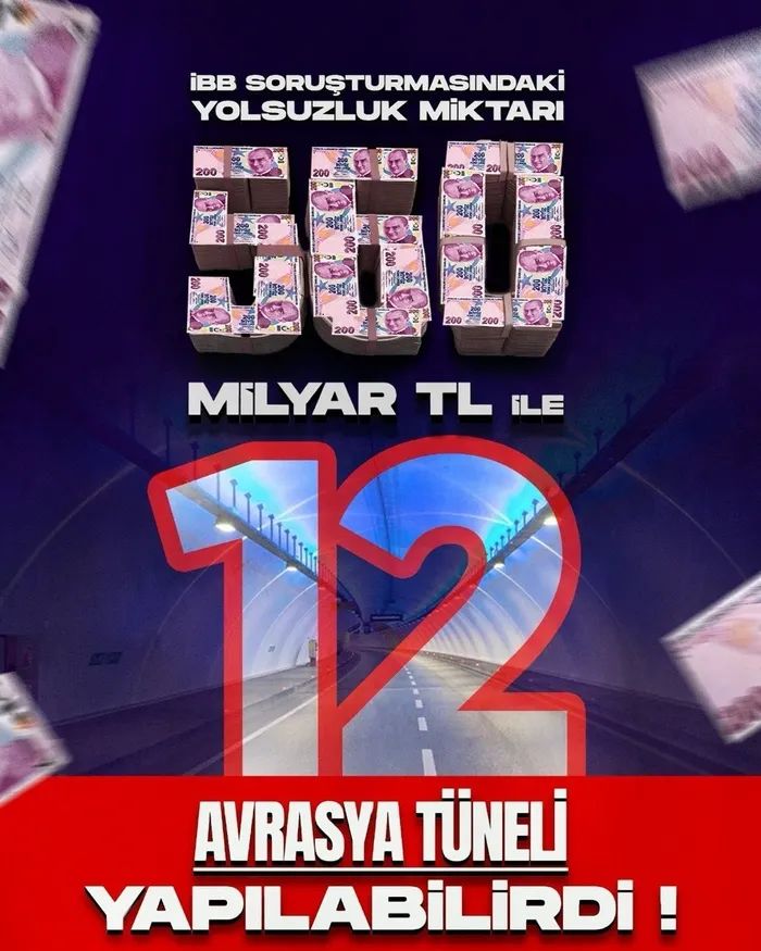 Ekrem İmamoğlu’nun ağır yolsuzluk faturası! 560 milyar TL ile İstanbul’da hangi projeler yapılabilirdi? 56 Çamlıca Kulesi...