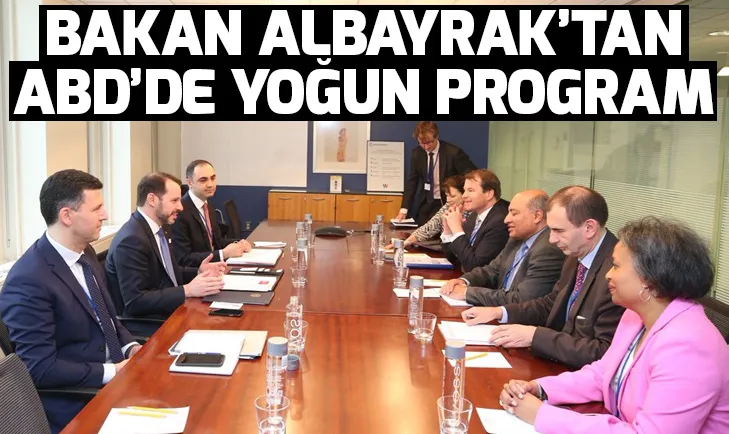 Bakan Berat Albayrak ABD temaslarını Twitterdan paylaştı