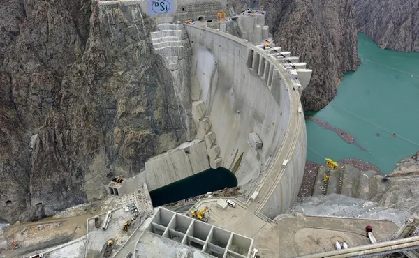 Yusufeli Barajı 40,5 milyon metreküpe ulaştı - 1