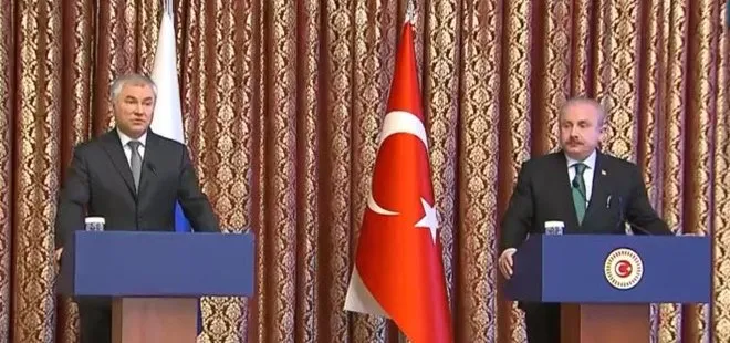 Son dakika: Rusya Devlet Duması Başkanı Vyacheslav Volodin Ankara’da