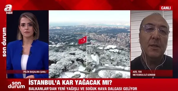 İstanbul’a kar yağacak! Meteoroloji İstanbul’a yağacak kar için tarih verdi! İstanbul’a ne zaman kar yağacak?