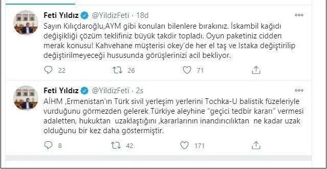 MHP’den Kemal Kılıçdaroğlu ve Avrupa İnsan Hakları Mahkemesi’ne eleştiri