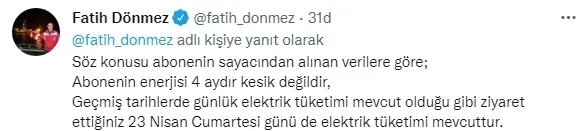 Enerji Bakanı Fatih Dönmez paylaştı! Akıllı sayaç da Kemal Kılıçdaroğlu’nu yalanladı - 3