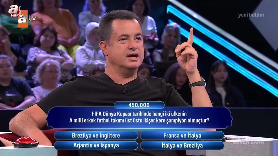 Acun Ilıcalı futbol bilgisiyle Güven Bana’da adeta şov yaptı!