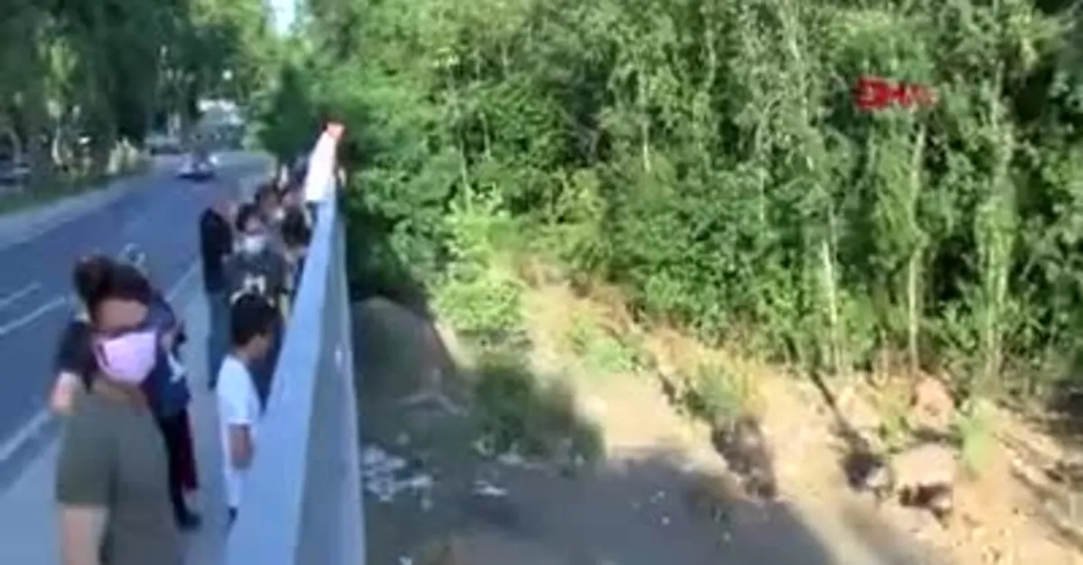 Sarıyer'de eşine az rastlanan olay! Bölgeyi tribüne çevirdiler