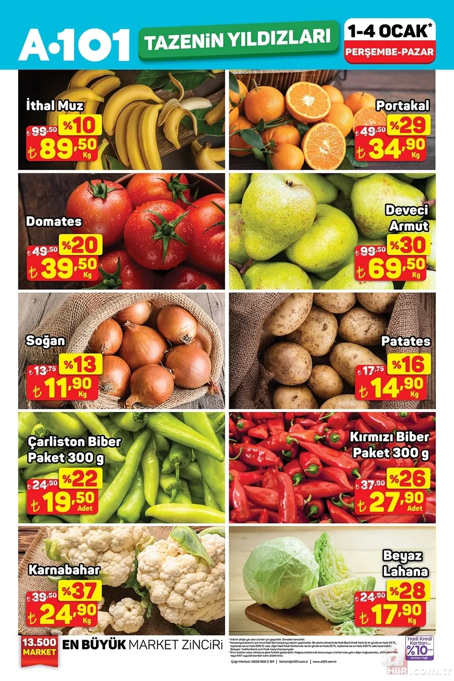 Bu hafta A101’de neler var? 3-9 Ocak indirim listesi: Gıda ve temizlik ürünleri 6