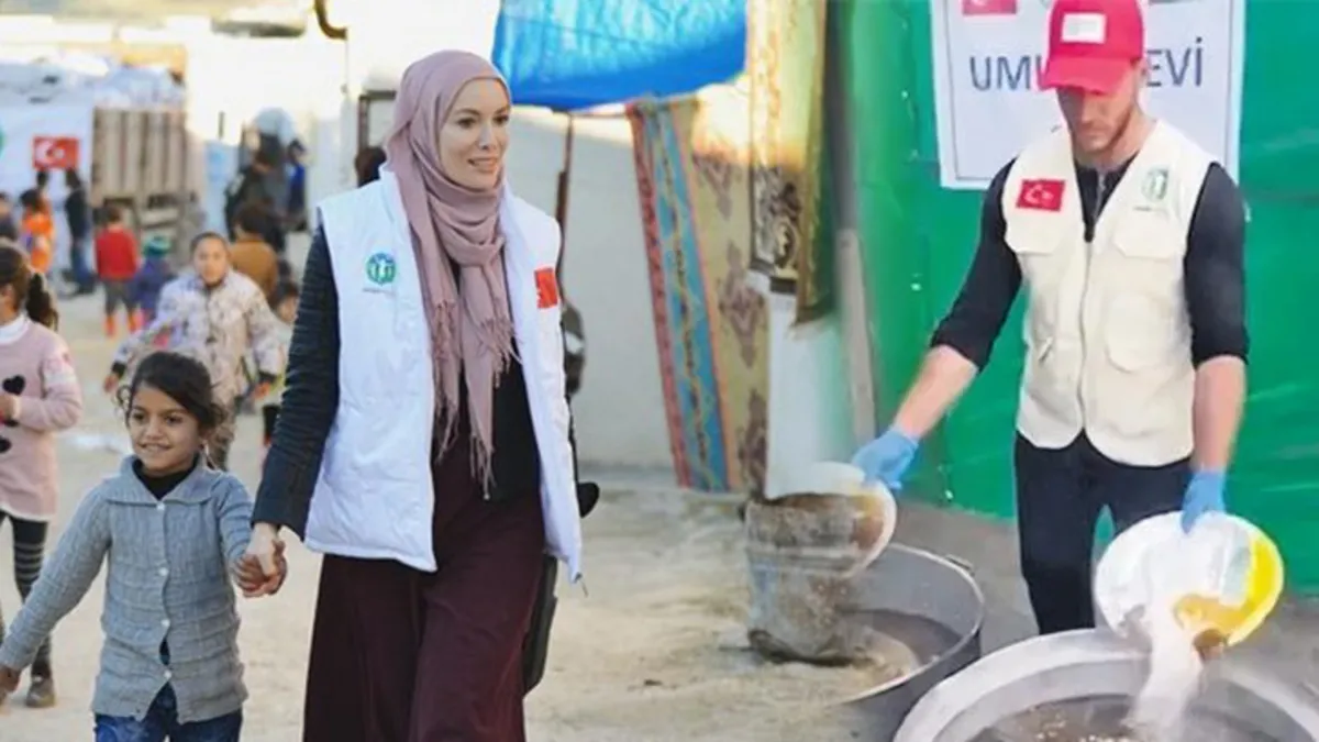 Gamze Özçelik Gazze'de Umut Aşevi'ni kurdu!