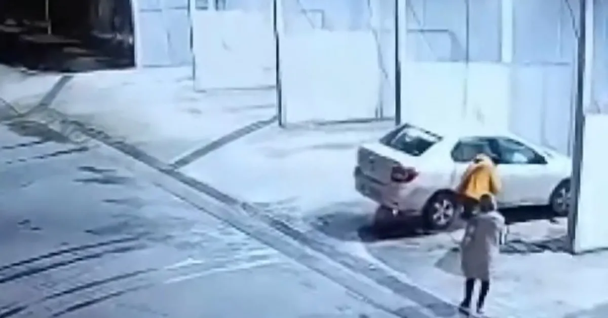 Samsun'da heyelan anları A Haber'de!