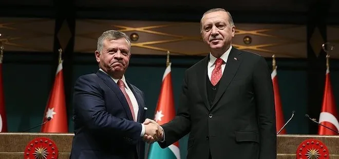 Son dakika: Başkan Erdoğan Ürdün Kralı 2. Abdullah ile görüştü