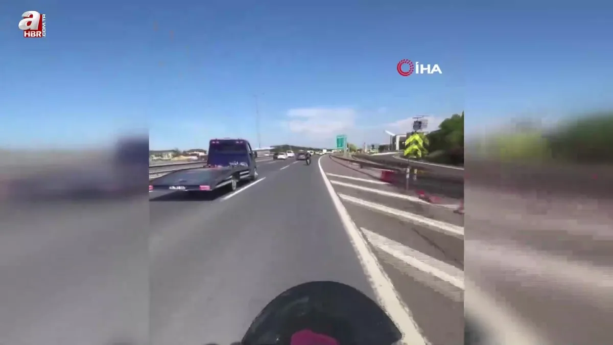 Sancaktepe’de otomobil takla attı