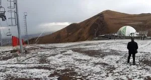 Erzurum’a ilk kar düştü