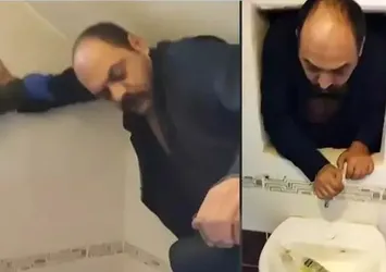 7. 5 yıl hapis cezası bulunuyordu! Firari hükümlü tuvalette yakayı ele verdi