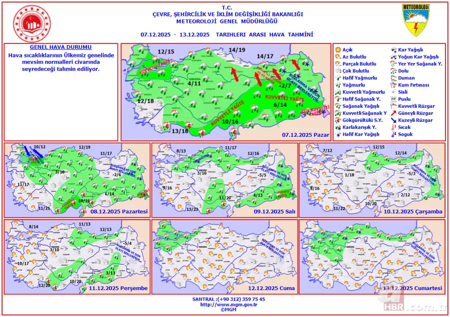 Meteoroloji son dakika | 22 il için sarı alarm: Sağanak, kar, don, fırtına... Soğuklar başlıyor 9