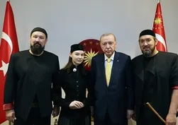 Başkan Erdoğan Ay Yola grubunu kabul etti