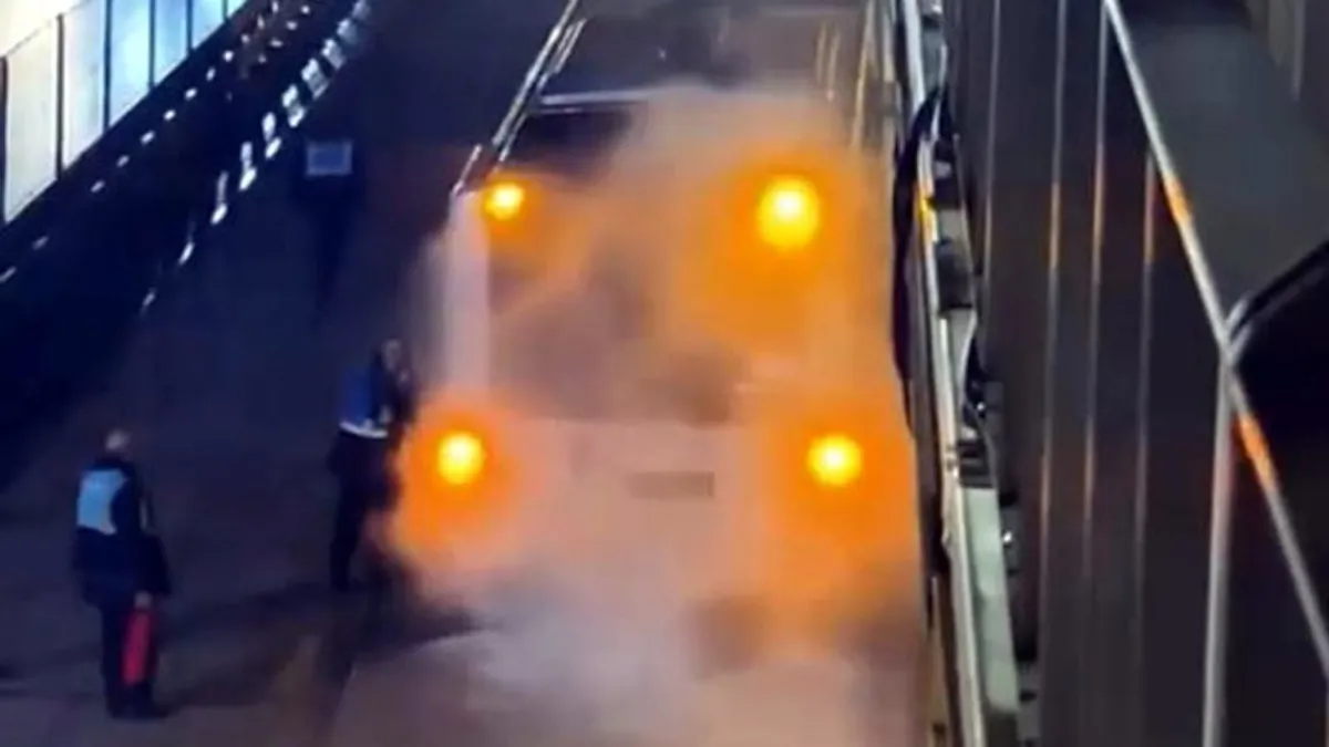 İstanbulluyu çileden çıkaran görüntü! Bir tarafta metrobüs yangını diğer tarafta su baskını