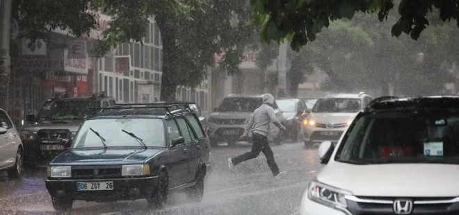 Meteoroloji’den Ankara için sağanak yağış uyarısı