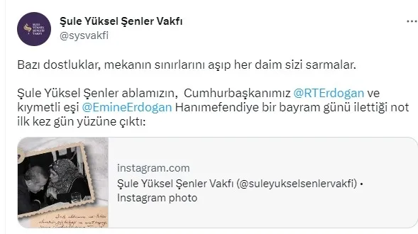 sule-yuksel-senlerden-baskan-recep-tayyip-erdogana-son-mektup-1683310278538.jpg Şule Yüksel Şenler’den Başkan Recep Tayyip Erdoğan’a son mektup: İslam aleminin göz bebeği - 2