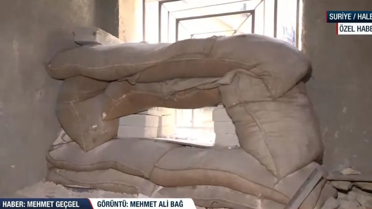 İhanetin yeraltı şehri deşifre oldu: A Haber Halep’teki terör tünellerinde