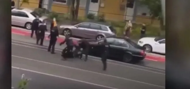 Alman polisinden yolda rahatsızlanan Türk vatandaşına şiddet! İnsanlık dışı muamele