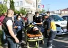 Otomobille çarpışan ekip aracındaki 2 polis yaralandı