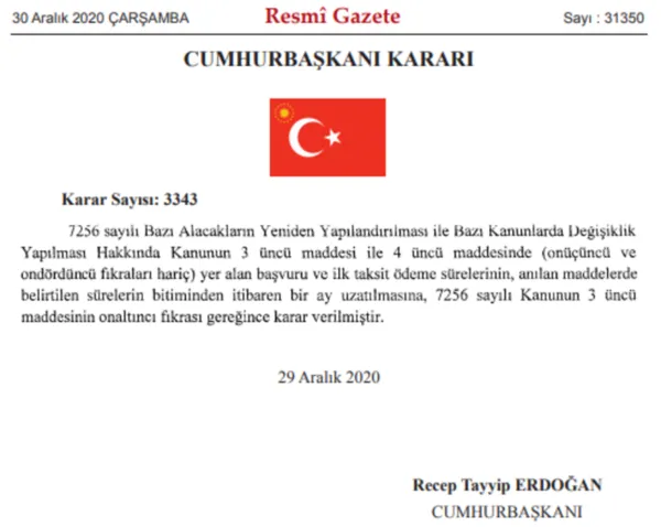 Borç yapılandırmasında başvuru süresi uzadı!