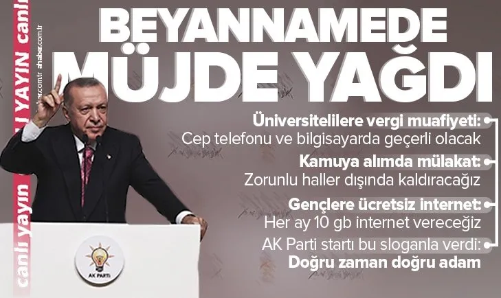 AK Parti için büyük gün! Başkan Erdoğan 2023’e özel 23 başlıktan oluşan seçim beyannamesini açıklıyor
