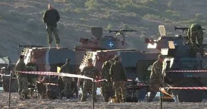 ABD’nin hibe ettiği zırhlılar Sakız Adası’nda