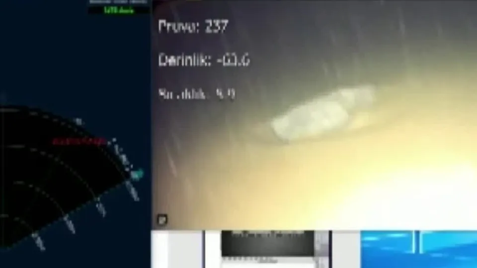 Van’da batan tekne enkazından ilk görüntü!