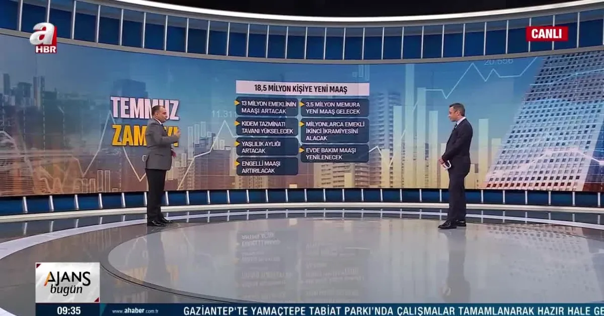 Temmuz zam ayı! Milyonlarca kişiye yeni maaş