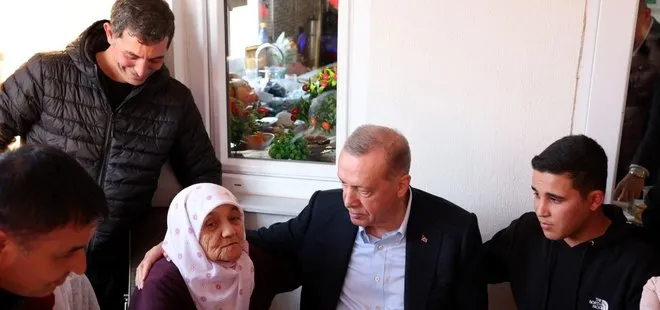 Başkan Erdoğan Antalya’da 75 yaşındaki Zülfiye Ceylan’ı ziyaret etti! Pide, sarma ve bazlama yapıp ikram edeceğim demişti