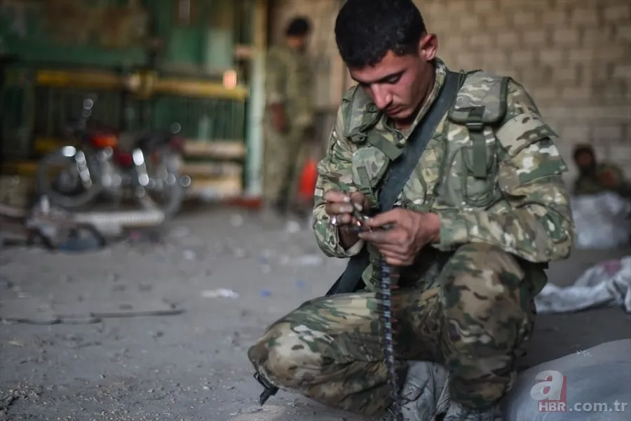 Terör örgütü PYD, Tel Abyad'ı silah deposuna çevirmiş! İşte Barış Pınarı Harekatı'ndan kritik fotoğraflar... 10