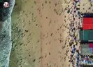 Serinlemek isteyenler sahilleri doldurdu