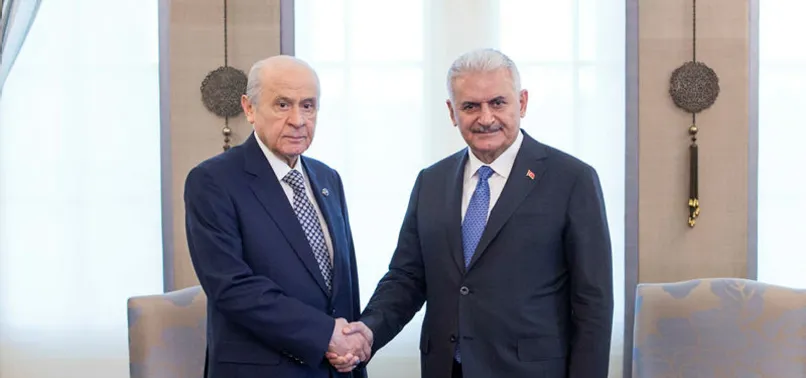 Başbakan Yıldırım ve Bahçeli 16 Nisan sonrası ilk kez görüştü