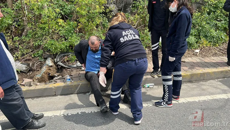 İETT otobüsü Beykoz'da kayalara çarparak durabildi! 5 yolcu yaralandı 10