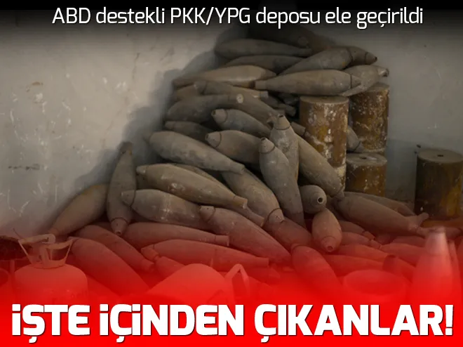 ÖSO Afrinde YPG/PKK cephanesi buldu