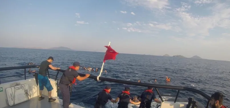 Bodrum'da göçmen teknesi battı!