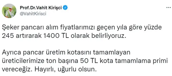 son-dakika-tarim-ve-orman-bakan-vahit-kirisci-seker-pancarinin-alim-fiyatini-acikladi-1663931022747.jpg Son dakika: Tarım ve Orman Bakan Vahit Kirişci şeker pancarının alım fiyatını açıkladı - 1