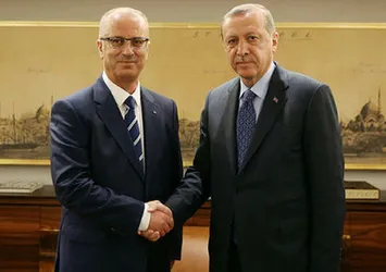 Erdoğan, Hamdallah'ı kabul etti!