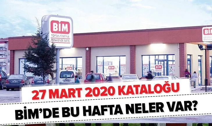 BİM aktüel 27 Mart 2020 kataloğu: BİM'de bu hafta sürpriz ürünler var! İşte BİM aktüel ürünler kataloğu