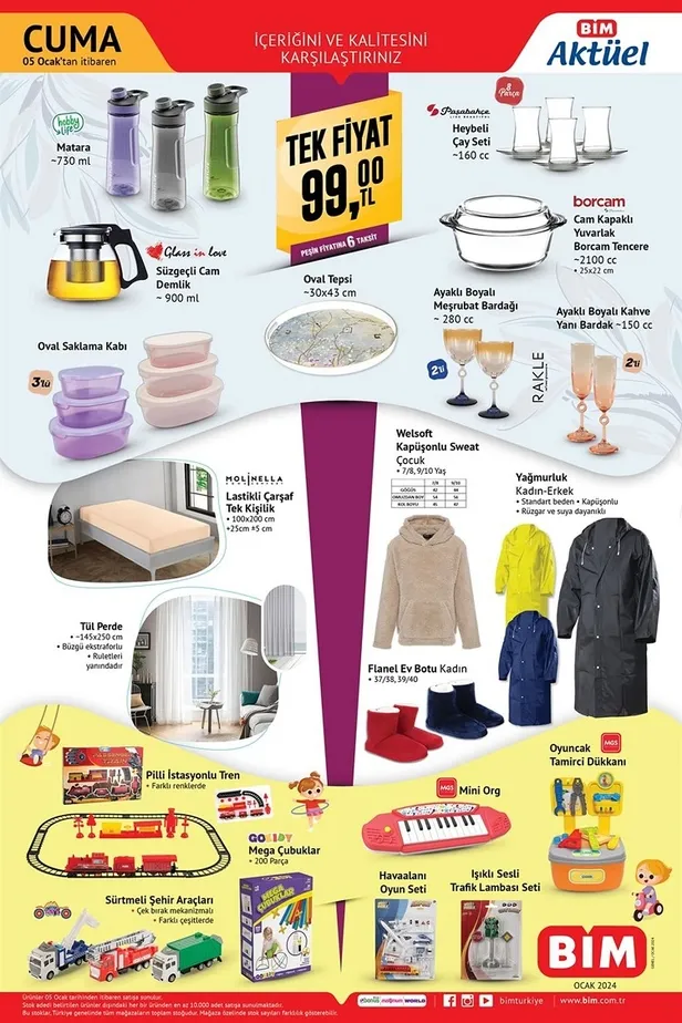 12 Ocak BİM aktüel ürünler kataloğu: Kahve makinesi, set üstü ocak, kettle, pankek tavası, tencere seti ve daha fazlası ucuza satışa sunulacak - 15