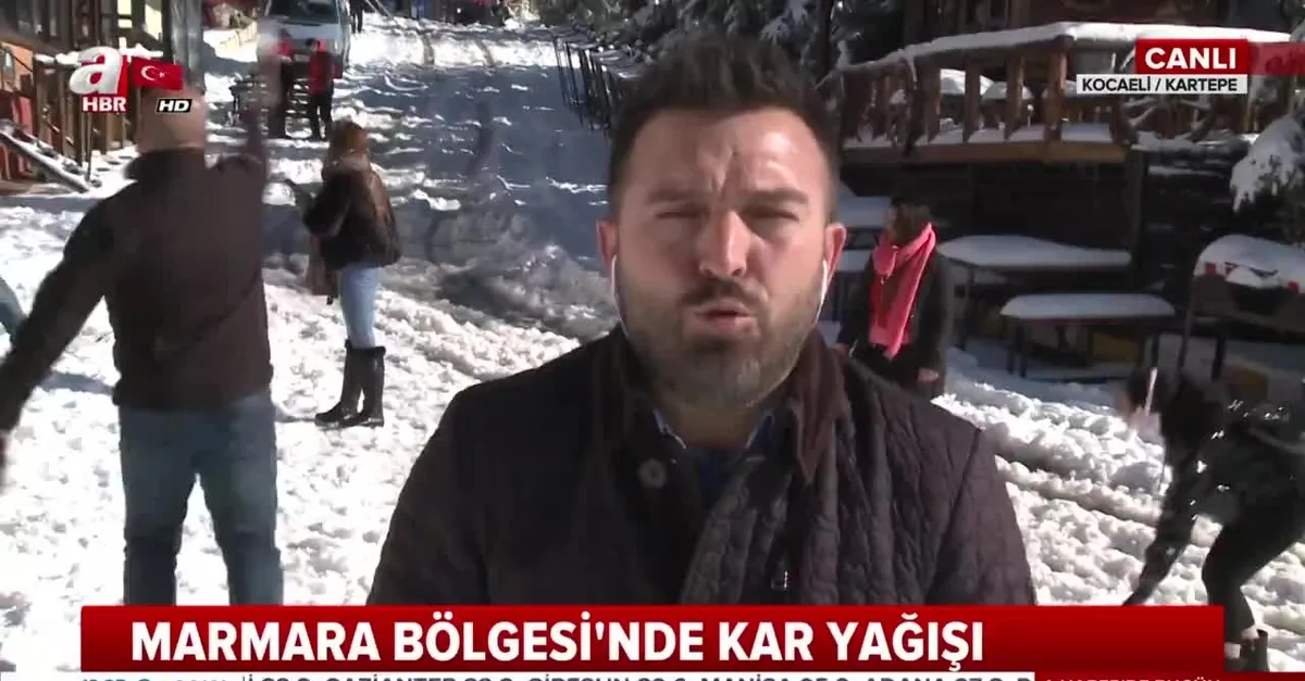 Marmara Bölgesi'nde kar yağışı!