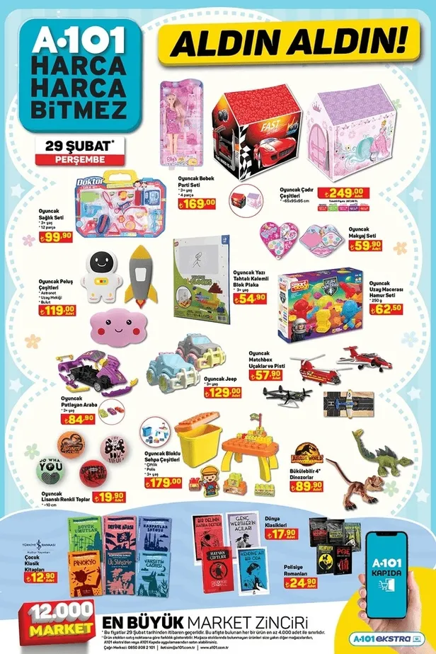 A101’de indirimler bugün başladı! A101 29 Şubat Aktüel İndirim Kataloğu’nda Hangi Ürünler Var?