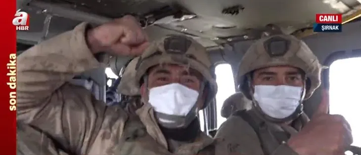 Son dakika: A Haber ekibi Mehmetçikle ‘Eren-10 Operasyonu’nda! Askeri helikopterden canlı yayın
