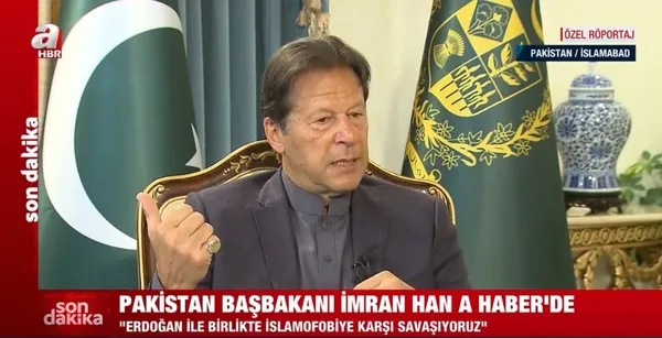 Pakistan Başbakanı İmran Han’dan A Haber’e konuştu: Erdoğan ile birlikte İslamofobi’ye karşı savaşıyoruz