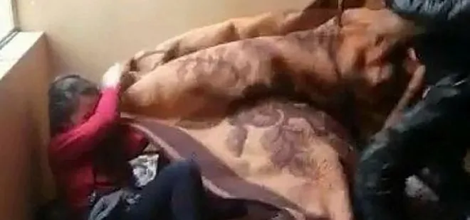 Babadan çocuklarına kemerli işkence! Kan donduran görüntüler...