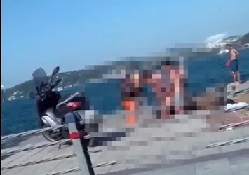 Bebek sahilde iğrenç olay! Gözaltına alındılar