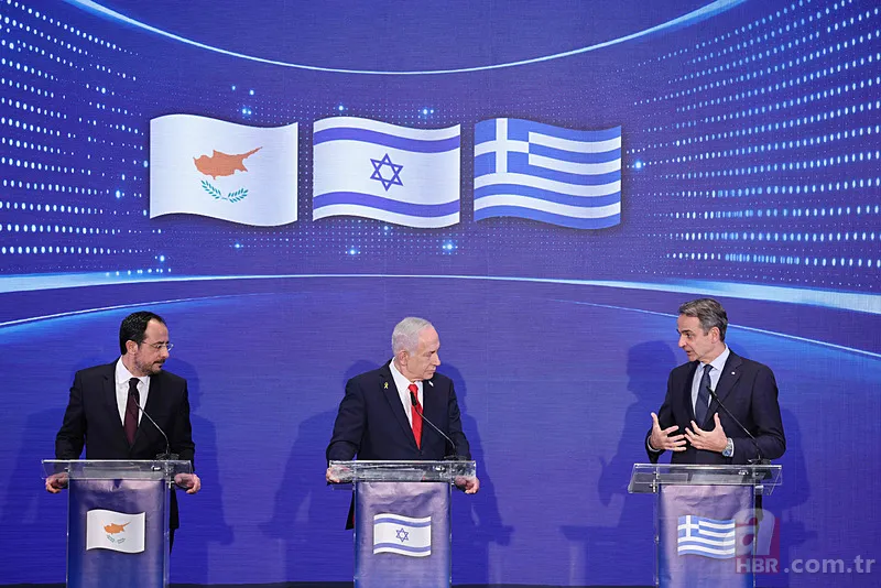 Başkan Erdoğan'ın GKRY-Yunanistan-İsrail ittifakına sert mesajı Atina basınında yankılandı! 3